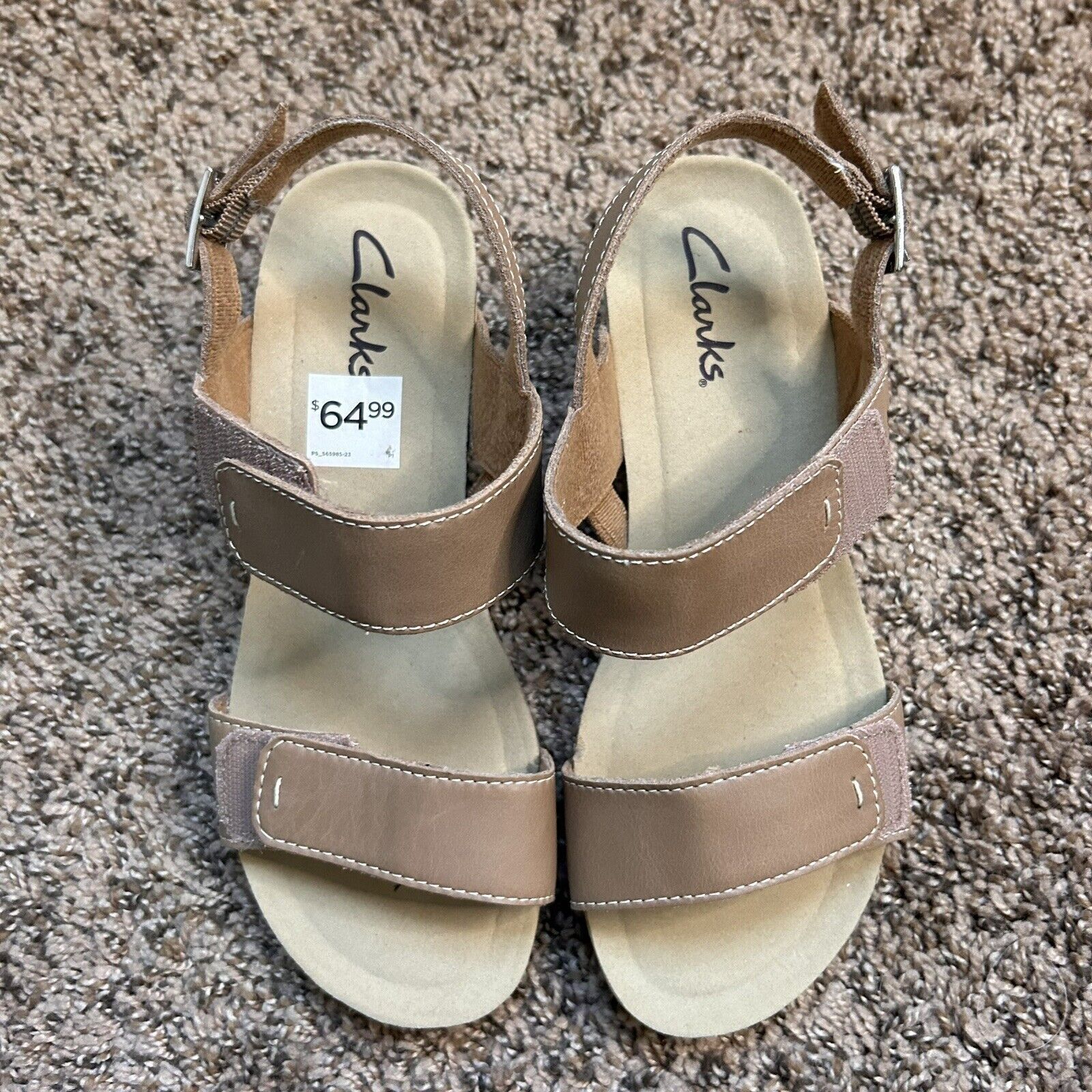 Clarks Clarks Women's Alto Disco Size 6M Beige - NWOB #65195 Size US 6 / IT 36 - 1 Thumbnail