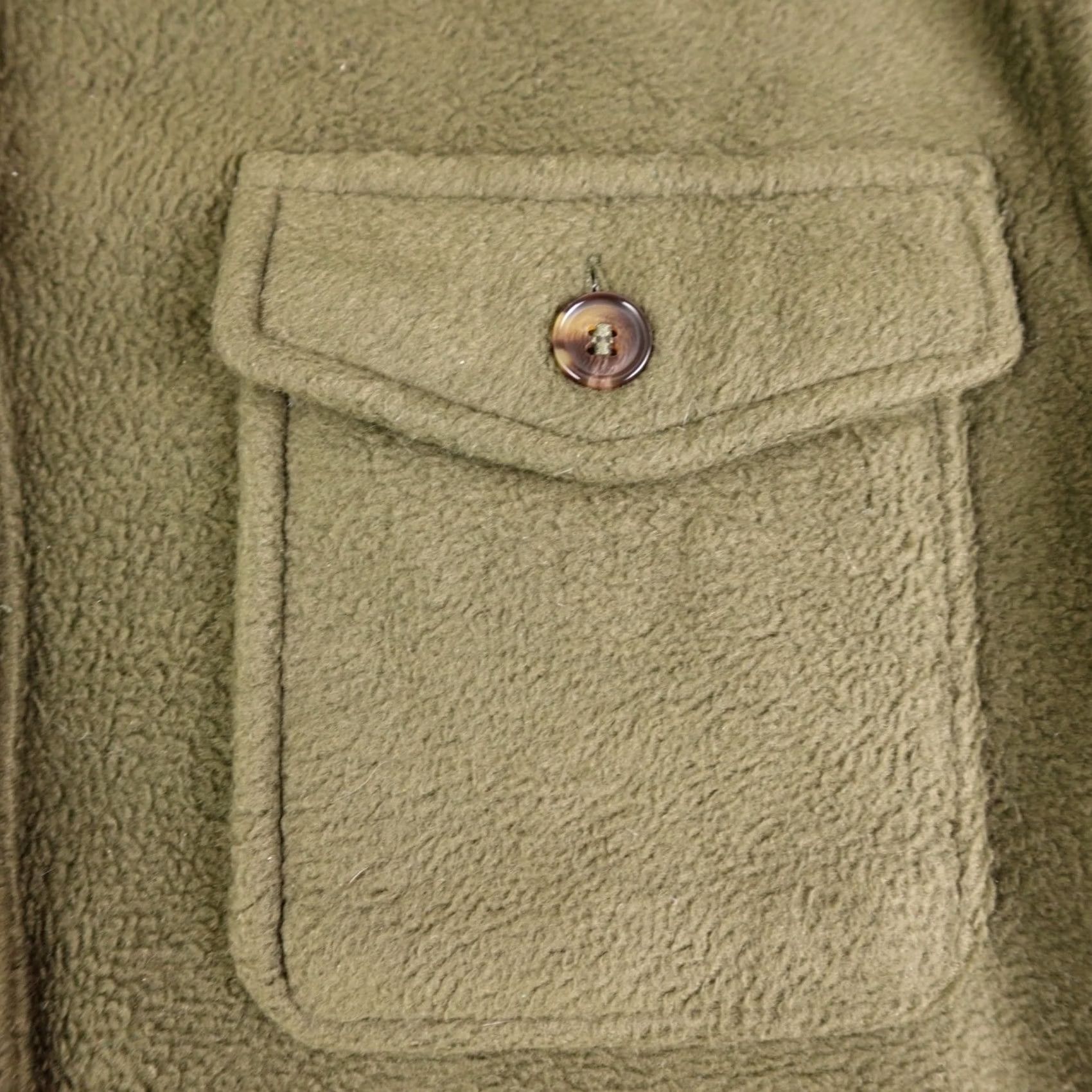 Vintage Altar'd State Jacket Womens Small Green Fleece Shacket Button Front Pockets Size S / US 4 / IT 40 - 5 Thumbnail