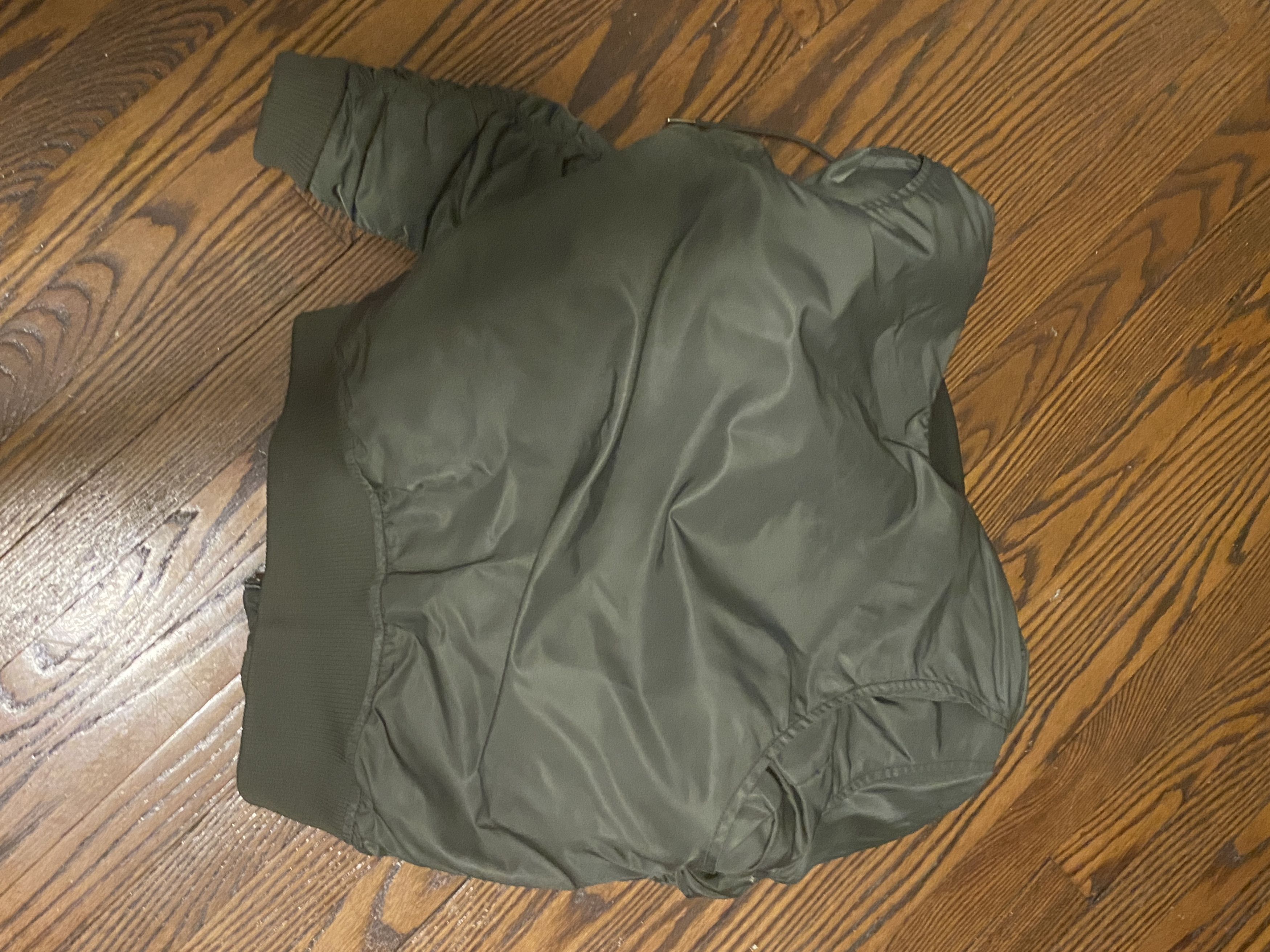 Other green bomber jacket with gray hood Size US S / EU 44-46 / 1 - 3 Thumbnail