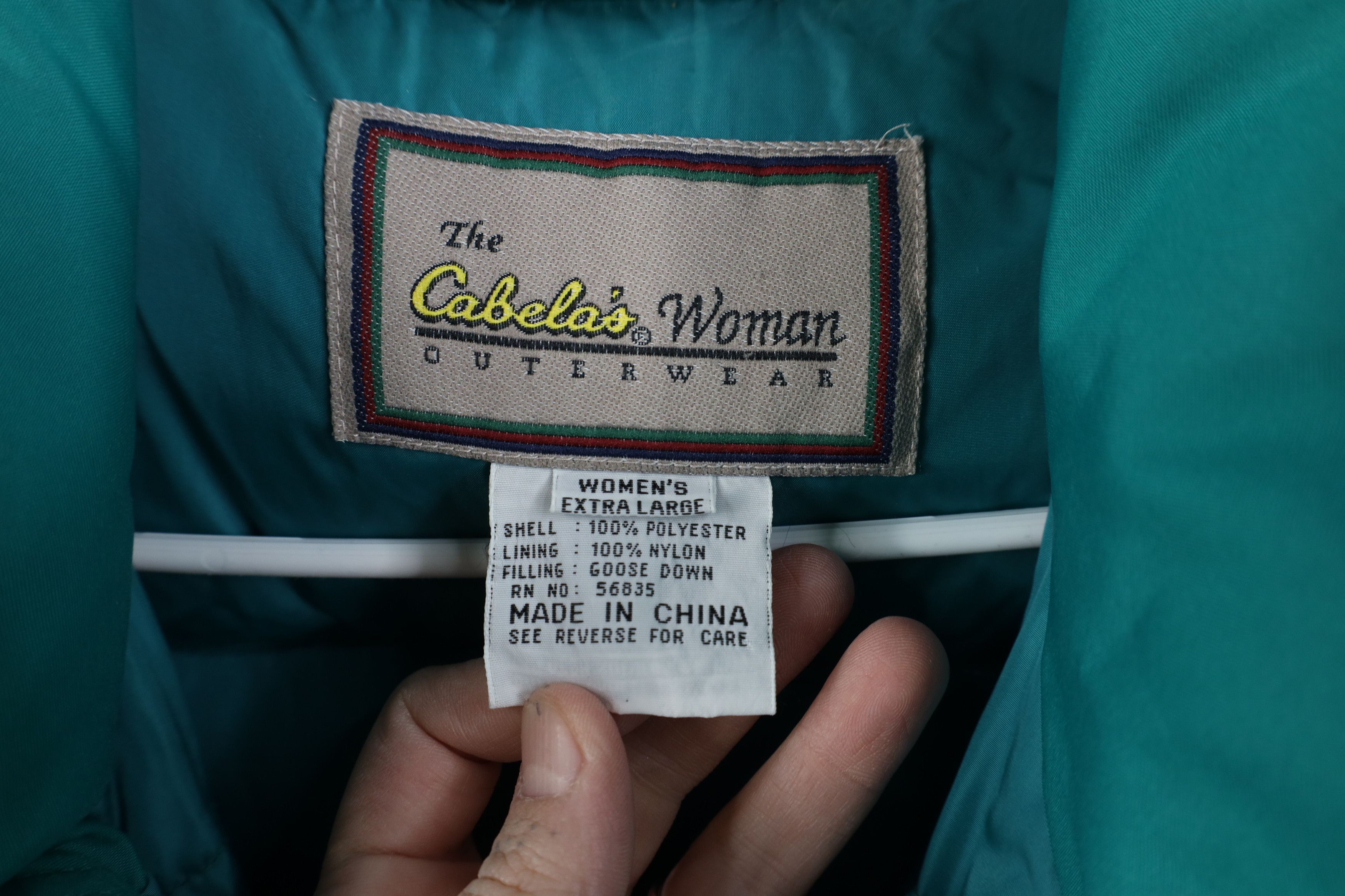 Cabelas Vintage 90s Cabelas Duck Down Puffer Vest Jacket Purple Size XL / US 12-14 / IT 48-50 - 7 Thumbnail