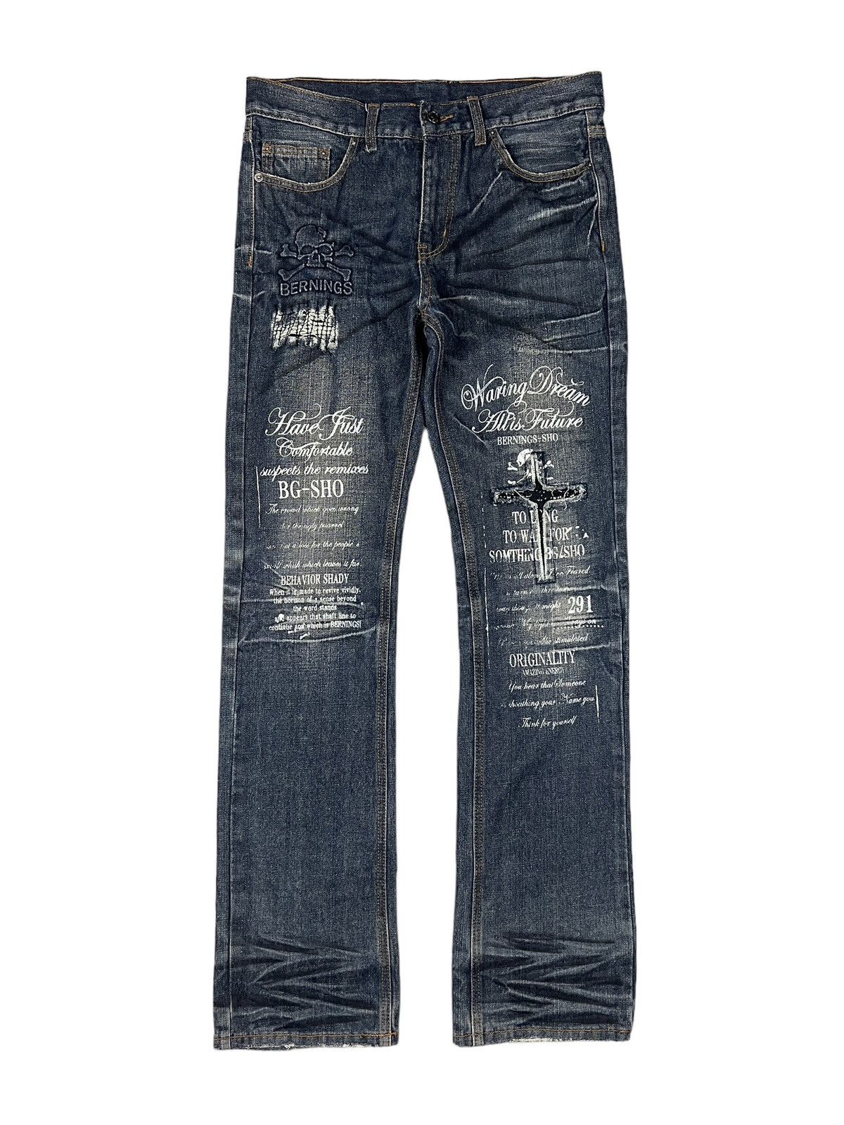 BERNINGS SHO Bernings Sho Poem Denim Size US 33 - 1 Thumbnail