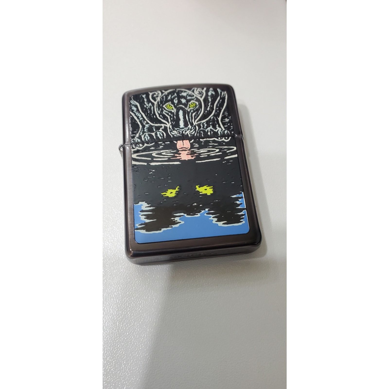 Zippo Vintage Zippo – Black Leopard Barrett Smythe – 1995 NIB Size ONE SIZE - 1 Thumbnail