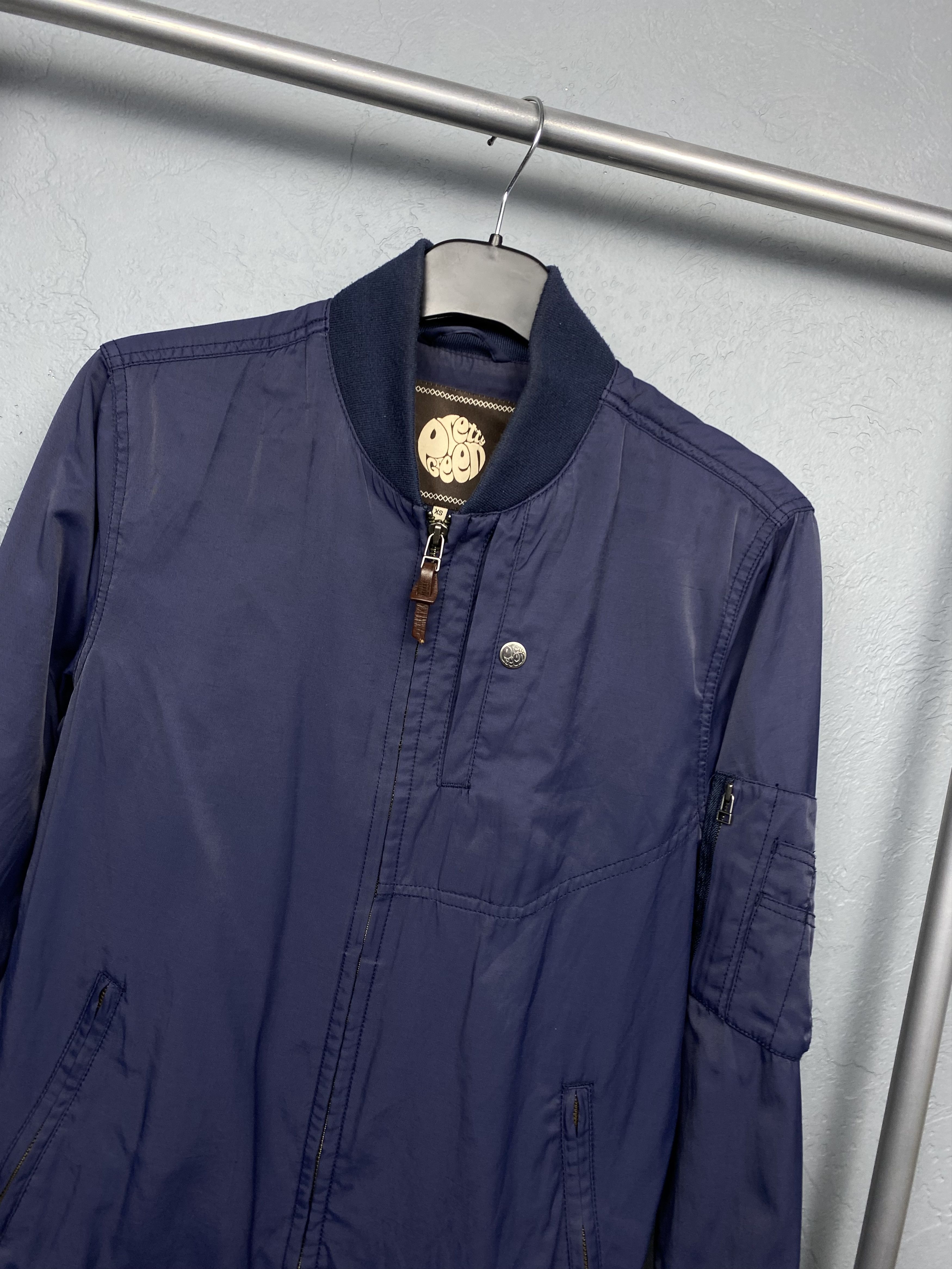 Pretty Green × Vintage Pretty Green Vintage Mens Nylon Bomber Jacket Size US XS / EU 42 / 0 - 2 Thumbnail
