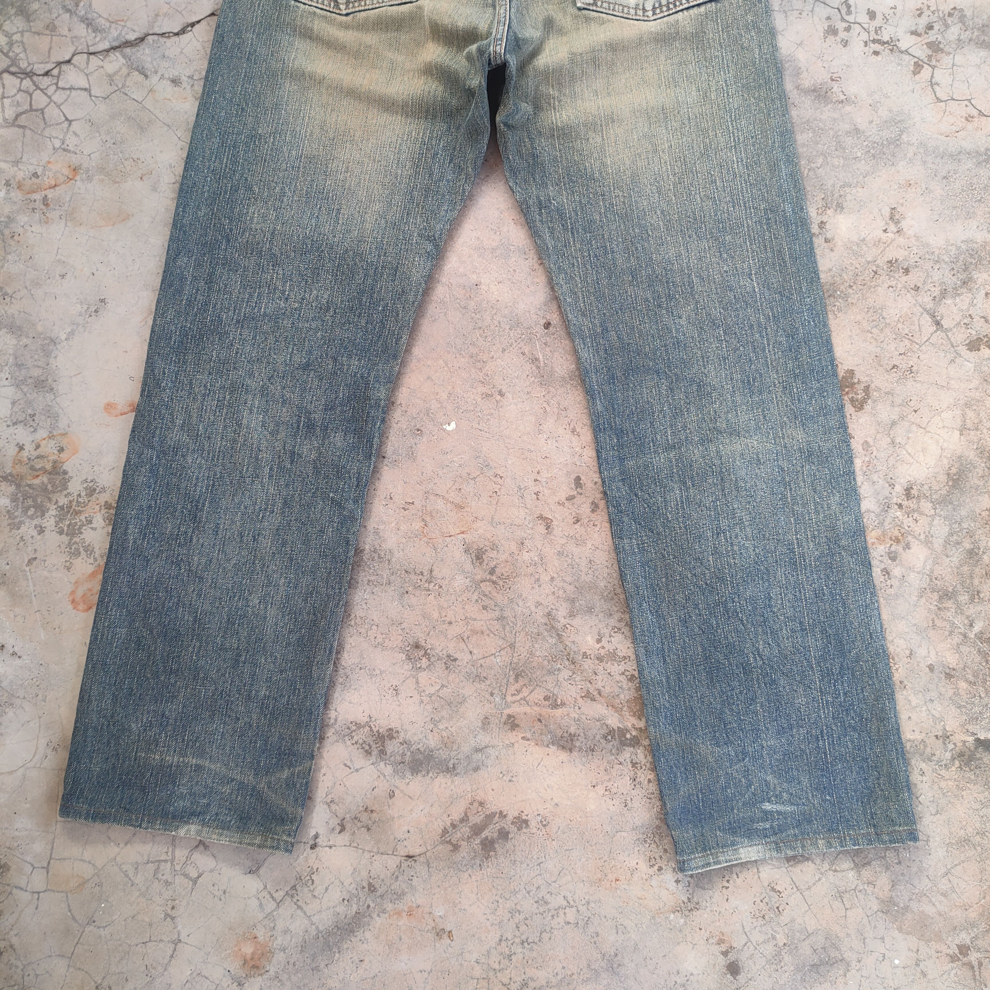 Edwin RUSTY💥 VINTAGE EDWIN ORG TAG RUSTY FADED RIPPED JEANS PANTS Size US 30 / EU 46 - 11 Thumbnail