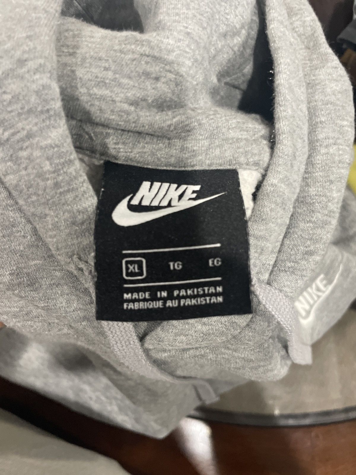 Nike Grey Nike Hoodie Size US XL / EU 56 / 4 - 3 Thumbnail