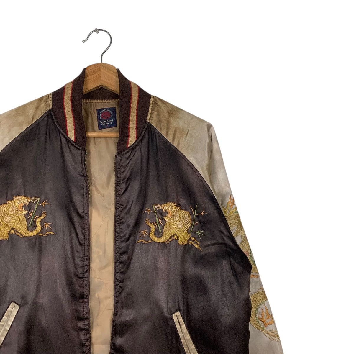 Japanese Brand Japanese Traditional Tiger Dragon Sukajan Jacket Size US M / EU 48-50 / 2 - 5 Thumbnail