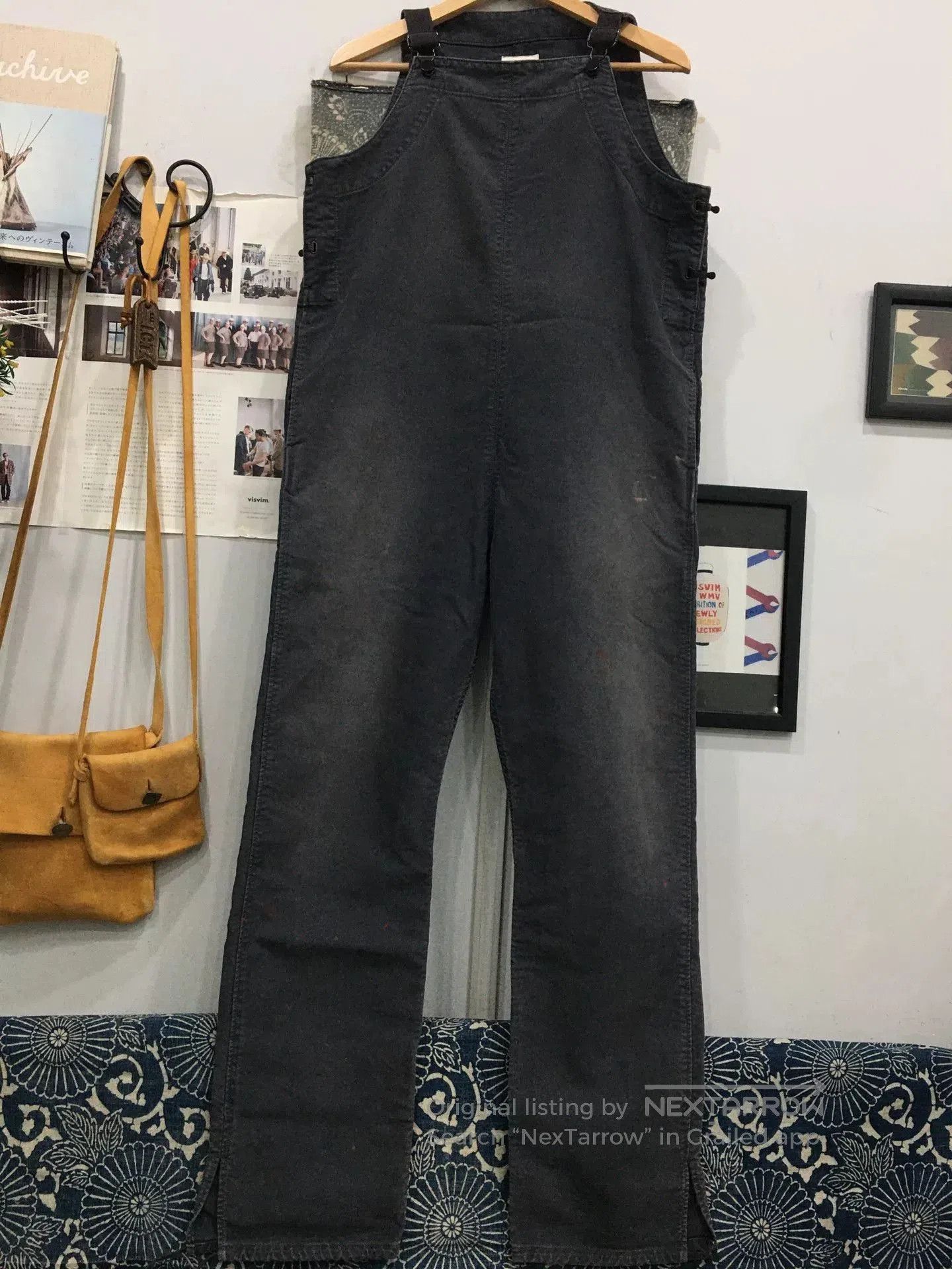 Visvim visvim g cords overalls in navy blue. Size US 30 / EU 46 - 1 Thumbnail