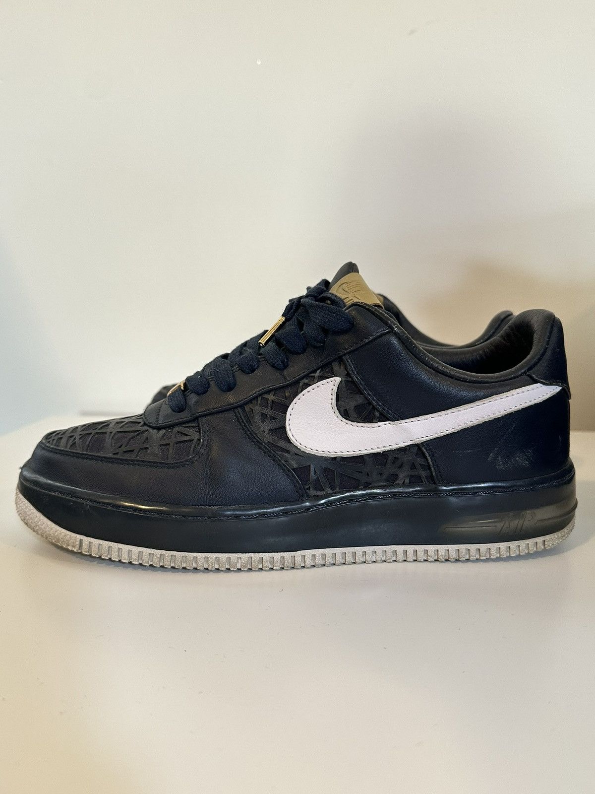 Nike Nike Air Force 1 Supreme Max Air Birds Nest Navy Size US 10 / EU 43 - 3 Thumbnail