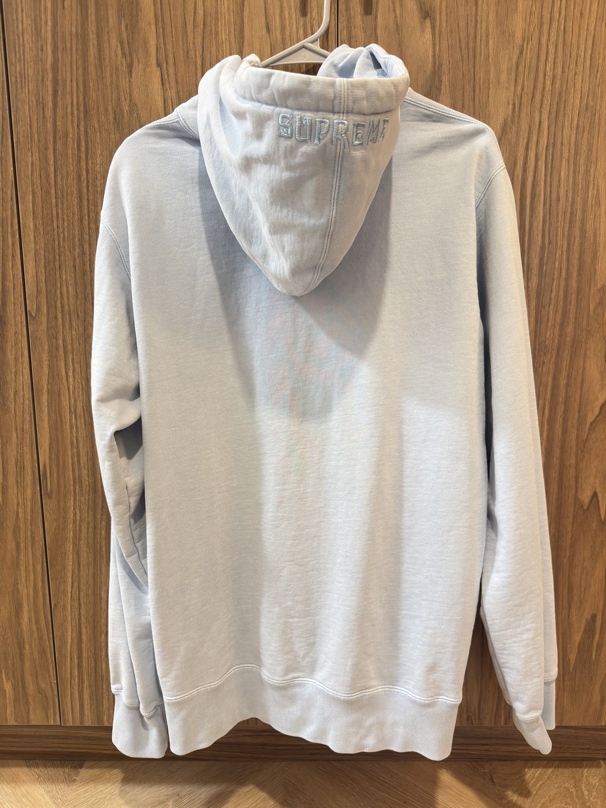 Supreme Supreme Hoodie Light Blue Medium Size US M / EU 48-50 / 2 - 3 Thumbnail