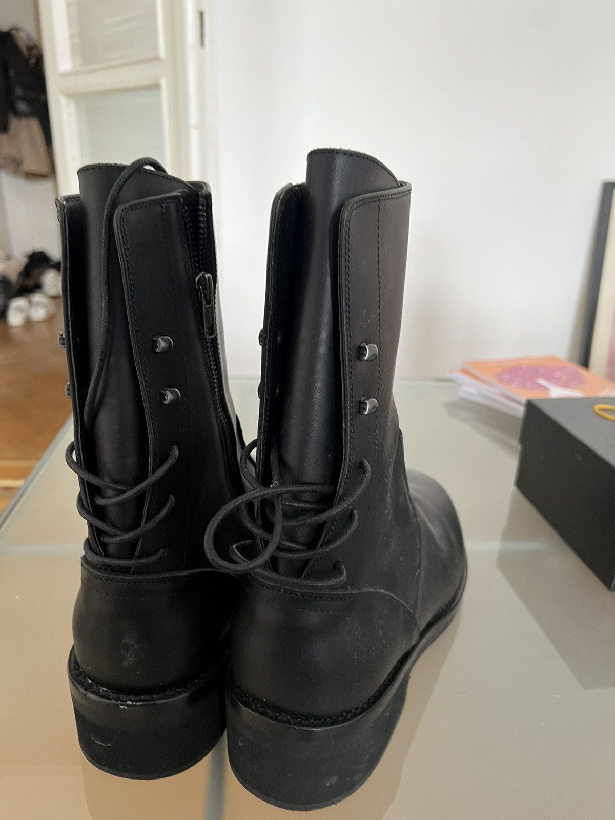 Ann Demeulemeester ann demeulemeester vitello lk. boots Size US 9 / EU 42 - 3 Thumbnail