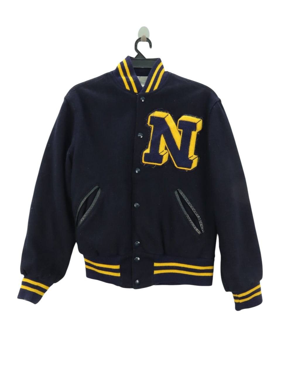 Vintage Vintage Holloway Wool Varsity Letterman Jacket MADE IN USA Size US M / EU 48-50 / 2 - 1 Thumbnail