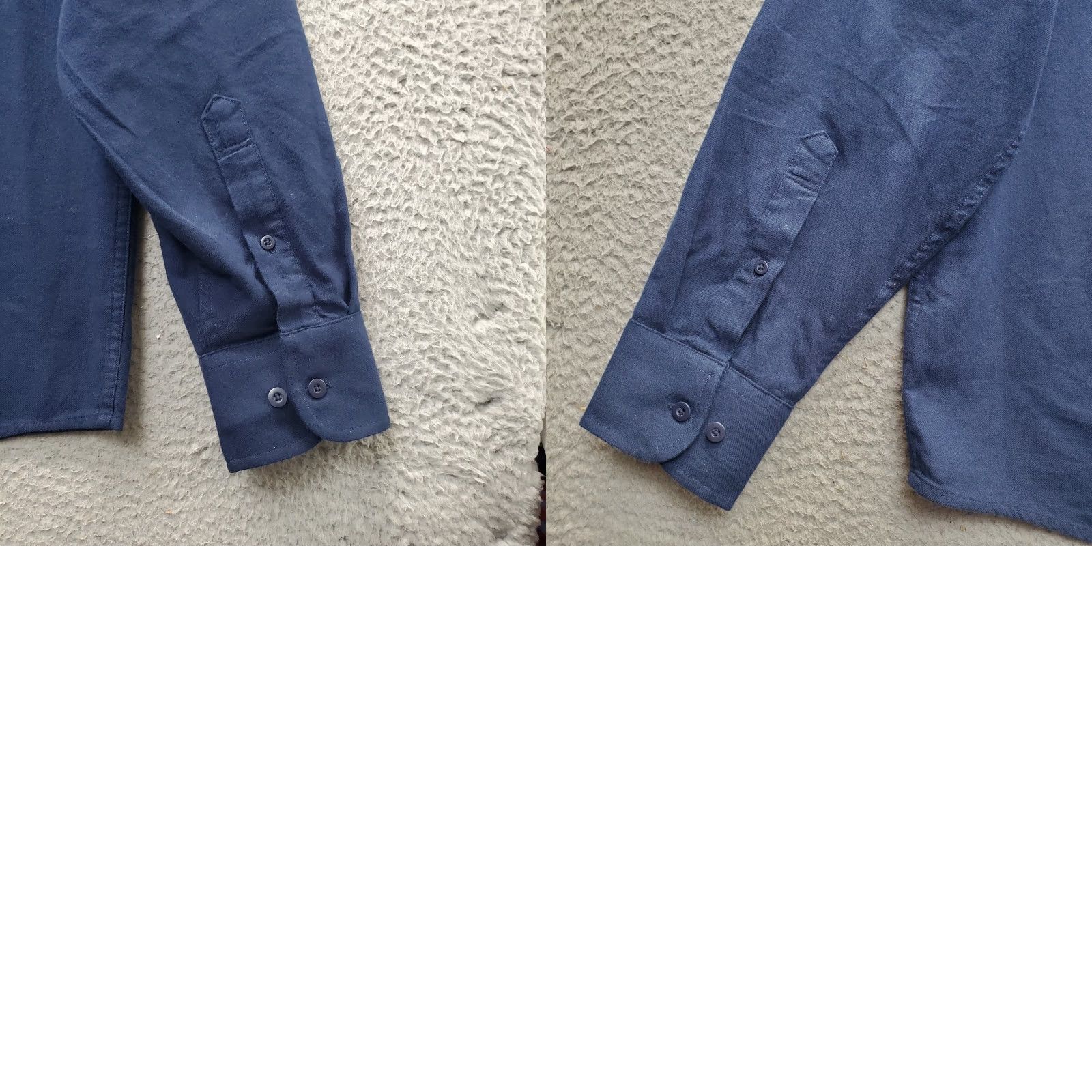 UNTUCKit UNTUCKit Shirt: Mens XL Navy Button-Up Long Sleeve Collared Chest Pocket Plain Solid Regular Fit Size US XL / EU 56 / 4 - 8 Thumbnail