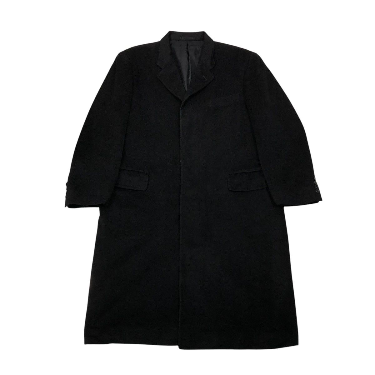 Japanese Brand 🔥VINTAGE WOOL LONG JACKET VALENTINO RUDY ISSEY MIYAKE Size US M / EU 48-50 / 2 - 1 Thumbnail