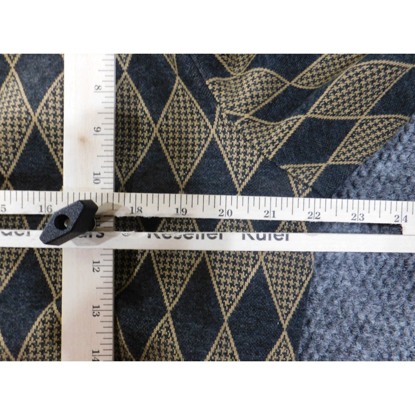Vintage Alfred Dunner Sweater Geometric Casual Women L Brown USA Shoulder Pads Raglan Crew Neck Pullover Knit Cotton Ramie Vintage: No Size L / US 10 / IT 46 - 6 Thumbnail