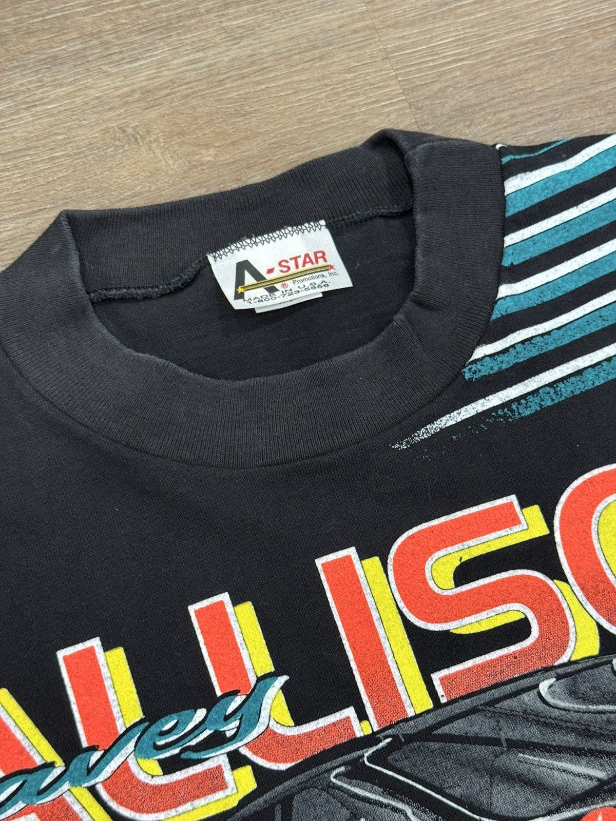NASCAR Vintage 1990 Davey Allison #28 Havoline Racing T-Shirt MINT Size US L / EU 52-54 / 3 - 10 Thumbnail