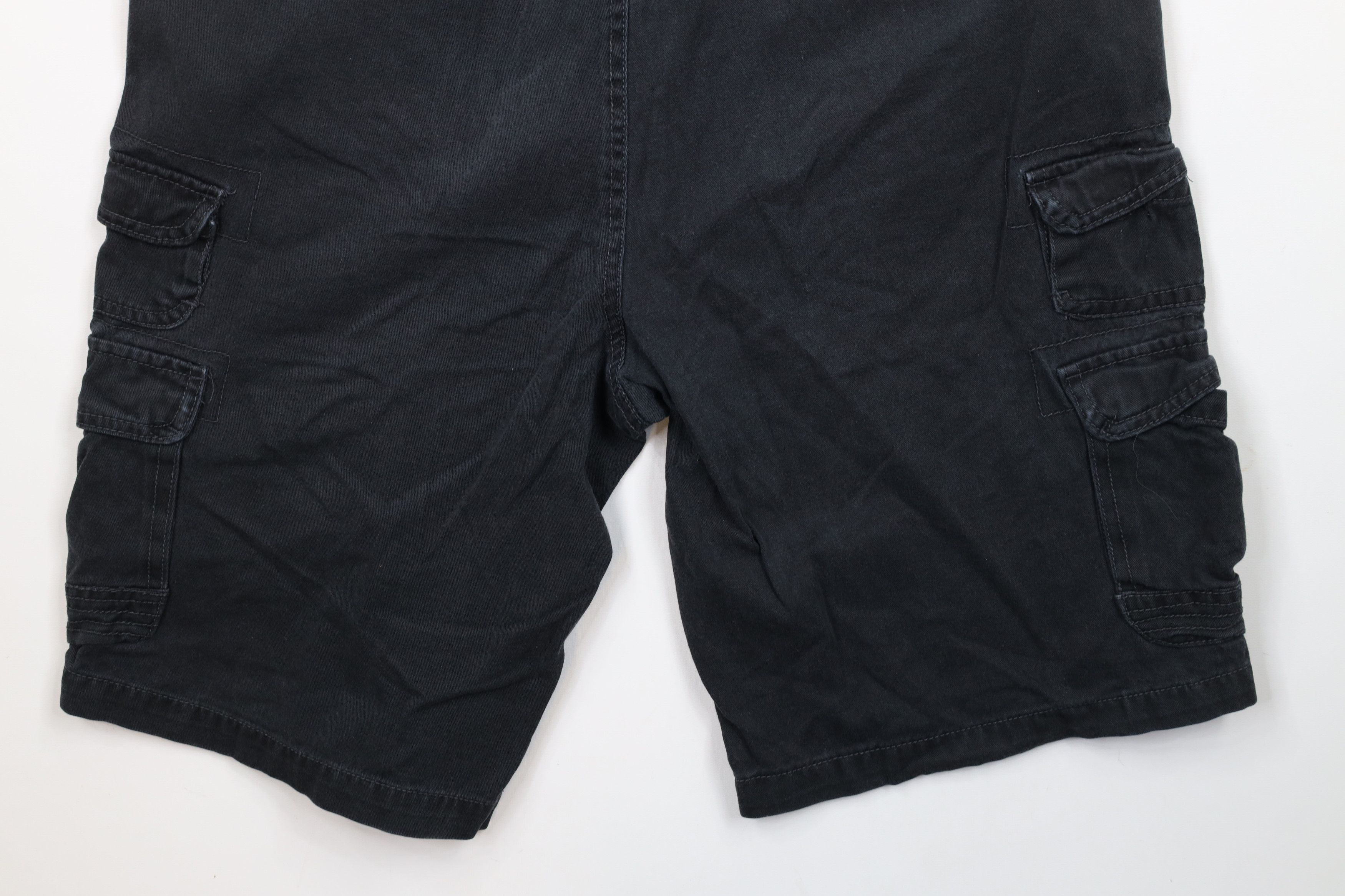 Ocean Pacific × Vintage Vintage 90s Y2K Ocean Pacific OP Cargo Shorts Black Cotton Size US 34 / EU 50 - 12 Thumbnail