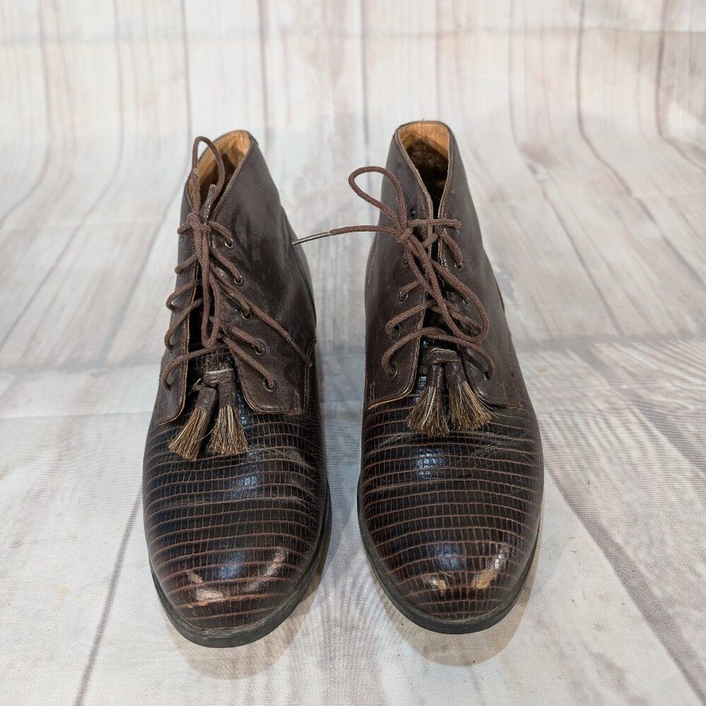 Ariat Ariat Bancroft 16023 Women's 8B Brown Leather Tassel Classi Size US 8 / IT 38 - 1 Thumbnail