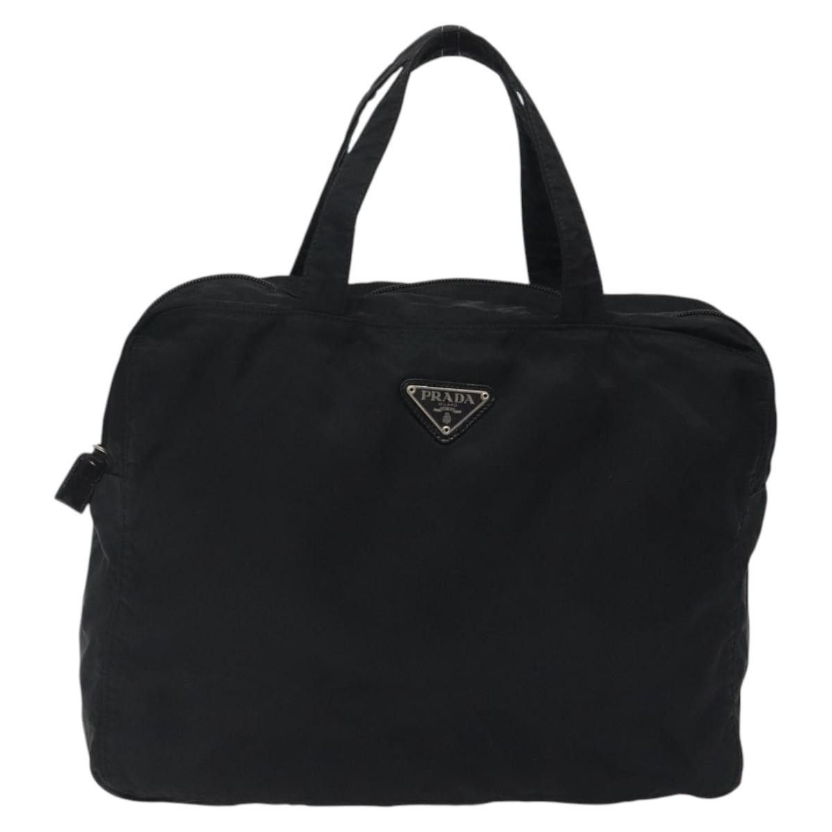 Prada Prada Vintage Zip Handbag Tessuto Size ONE SIZE - 1 Thumbnail