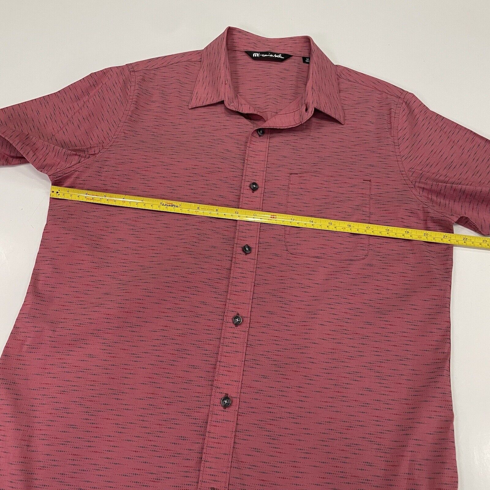TravisMathew Travis Mathew Men's Heather Earth Red Button Shirt Size M Size US M / EU 48-50 / 2 - 6 Thumbnail