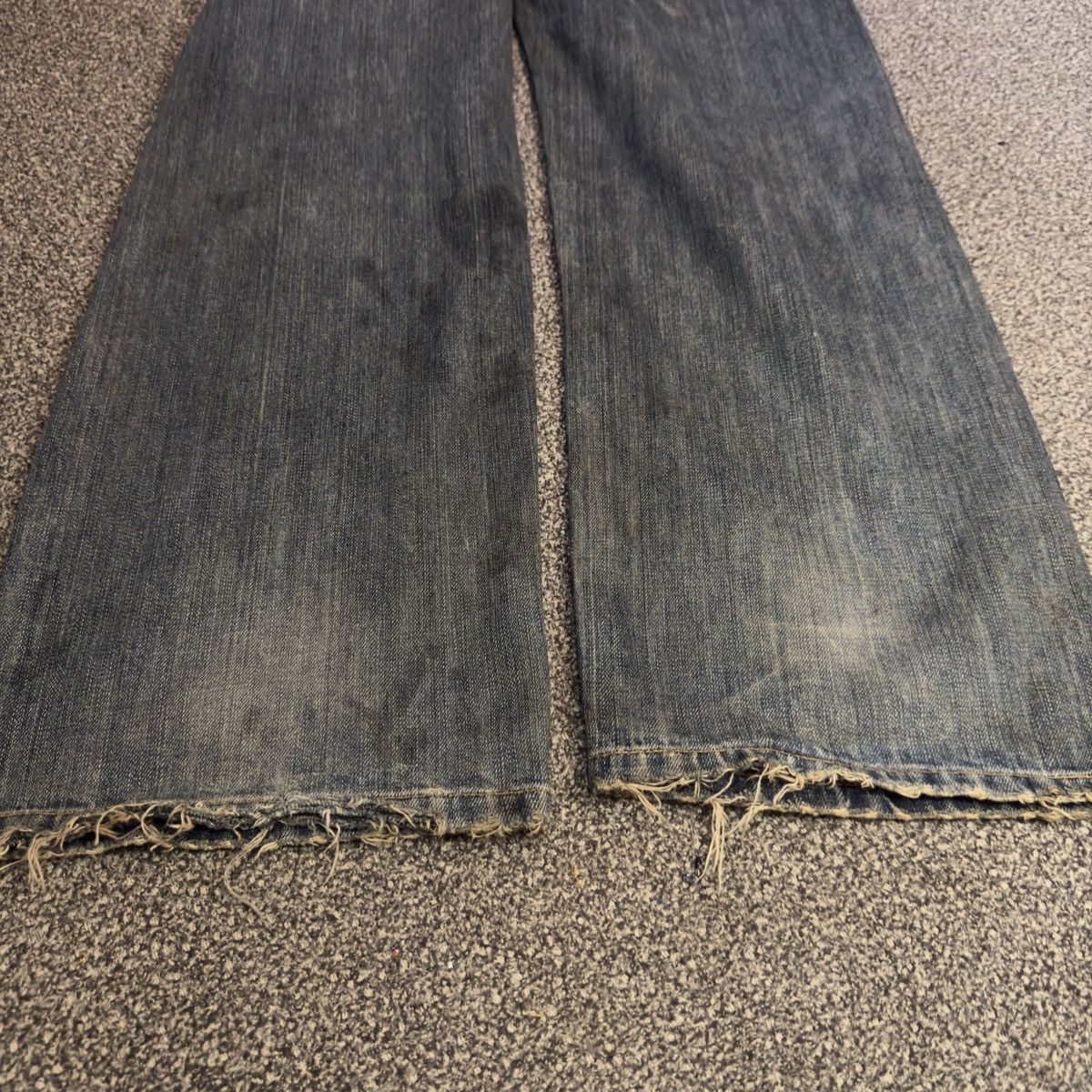 Seditionaries 🔥🇯🇵 Japanese Distressed Fiberops Thrashed Denim Size US 34 / EU 50 - 13 Thumbnail