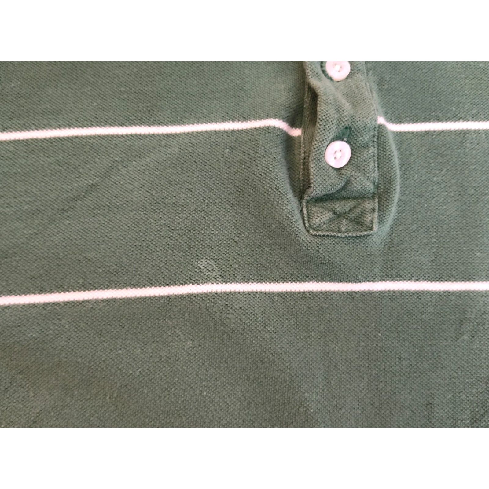Disney Disney Mickey Mouse Polo Golf Shirt Green Striped Men's 2XL Embroidered Classic Activewear Size US XXL / EU 58 / 5 - 7 Thumbnail