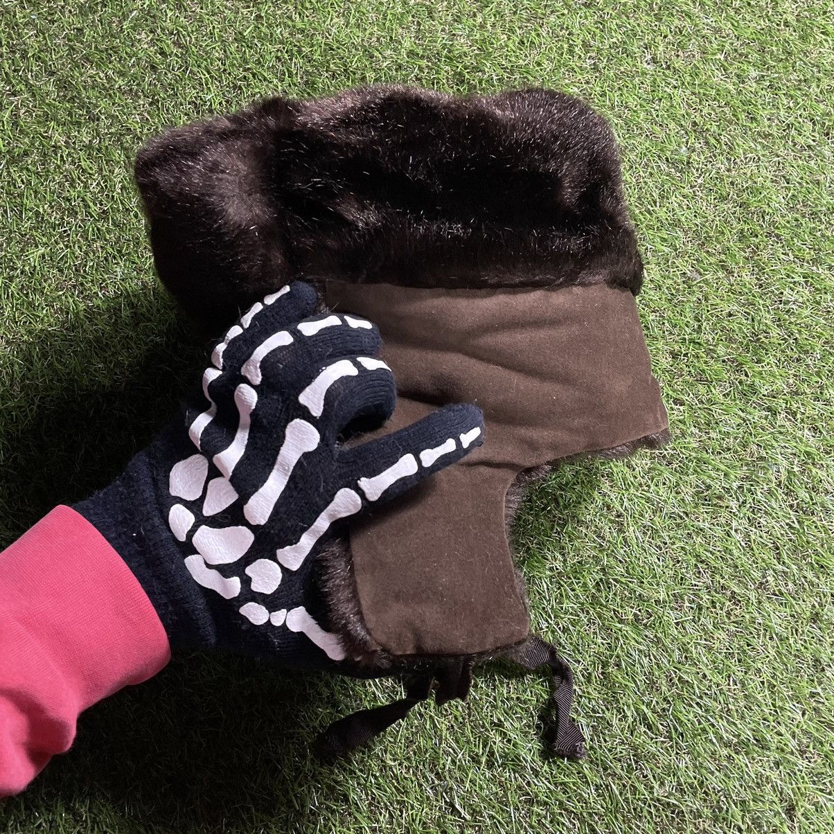 Vintage Vintage Y2K Fuzzy Mohair Beanie Ushanka Alt Goth Faded OS Size ONE SIZE - 1 Thumbnail