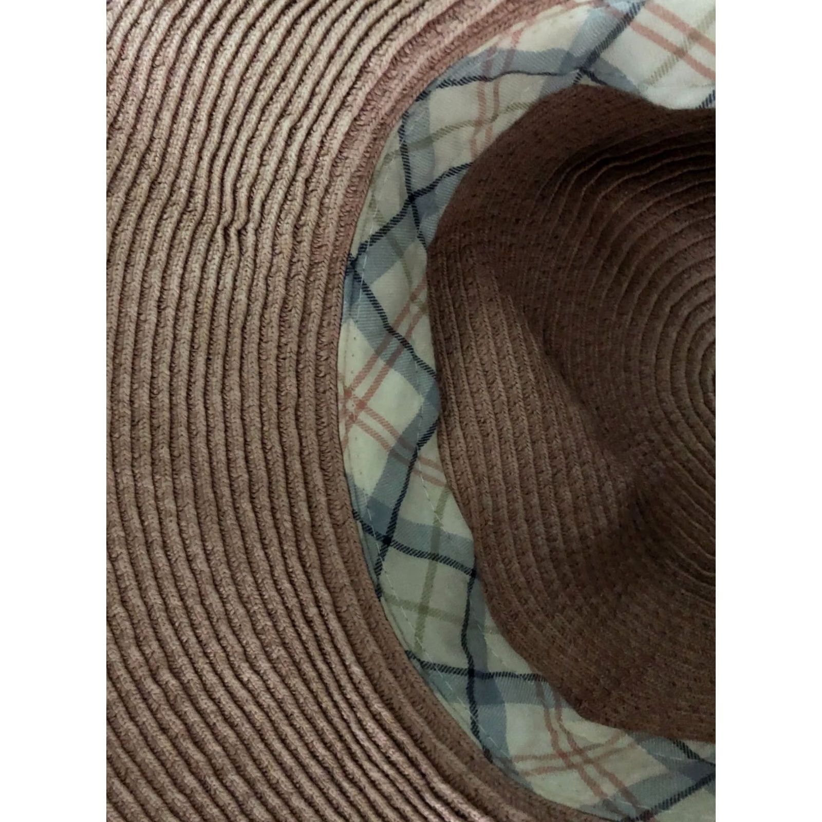 Barbour Barbour Pink Summer Paper Bucket Hat Women's S Vintage 90s Sun Hat Logo Breathable Casual Size ONE SIZE - 5 Thumbnail