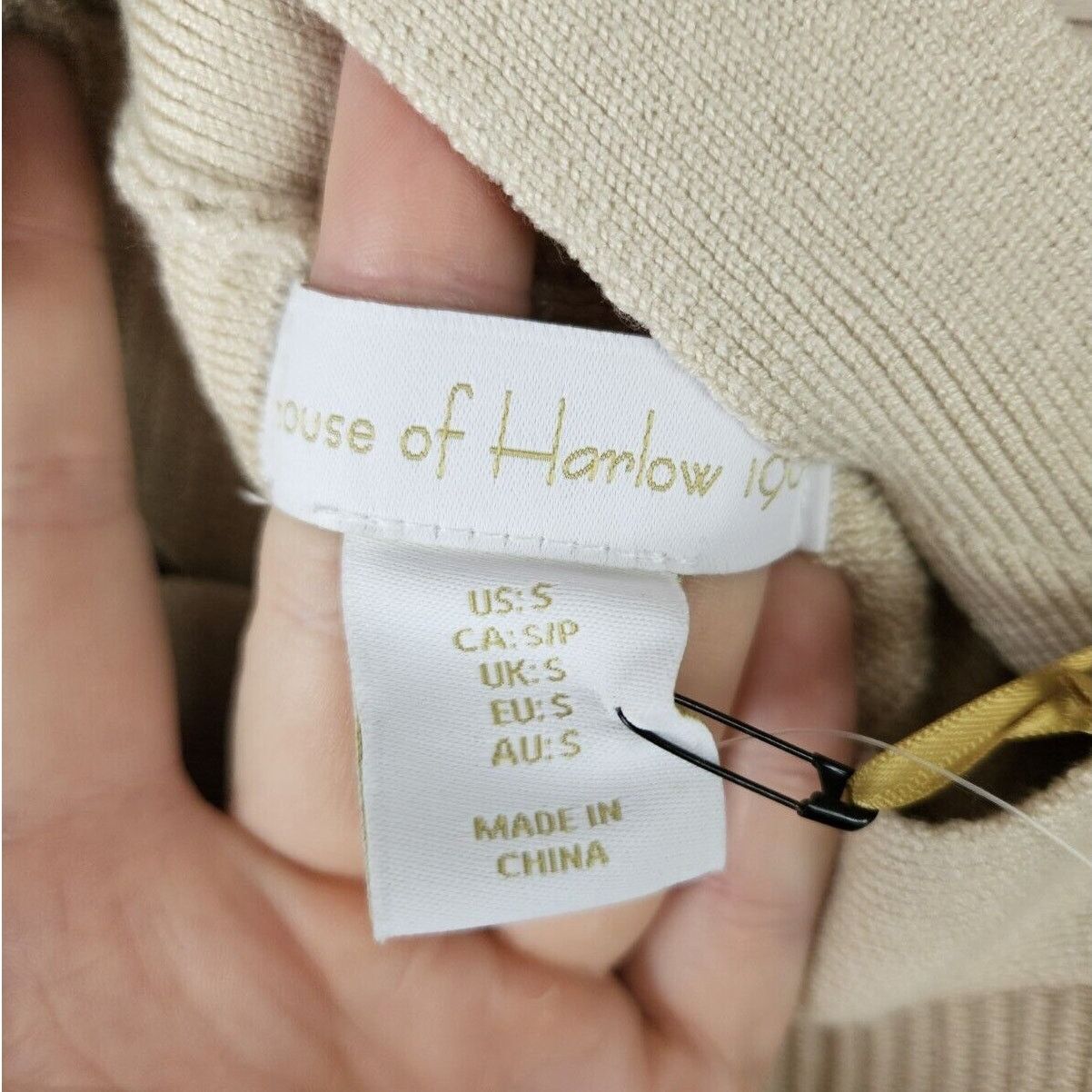House of Harlow House of Harlow 1960 Luxe Essentials Beige Crop Tank Small Size S / US 4 / IT 40 - 3 Thumbnail