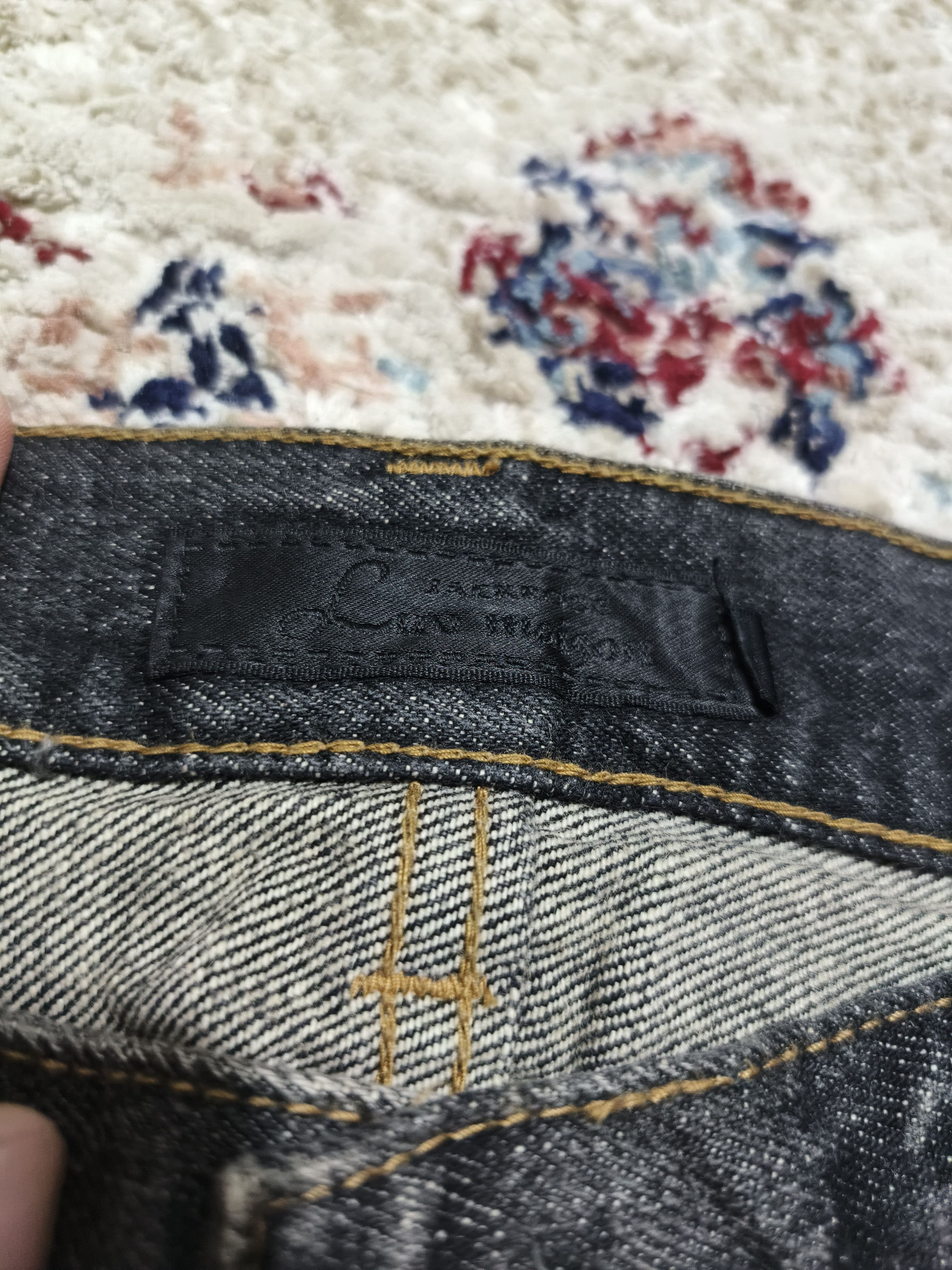 If Six Was Nine Jackrose Low-Rise Flared Jeans Distressed Black Size 31" - 11 Thumbnail