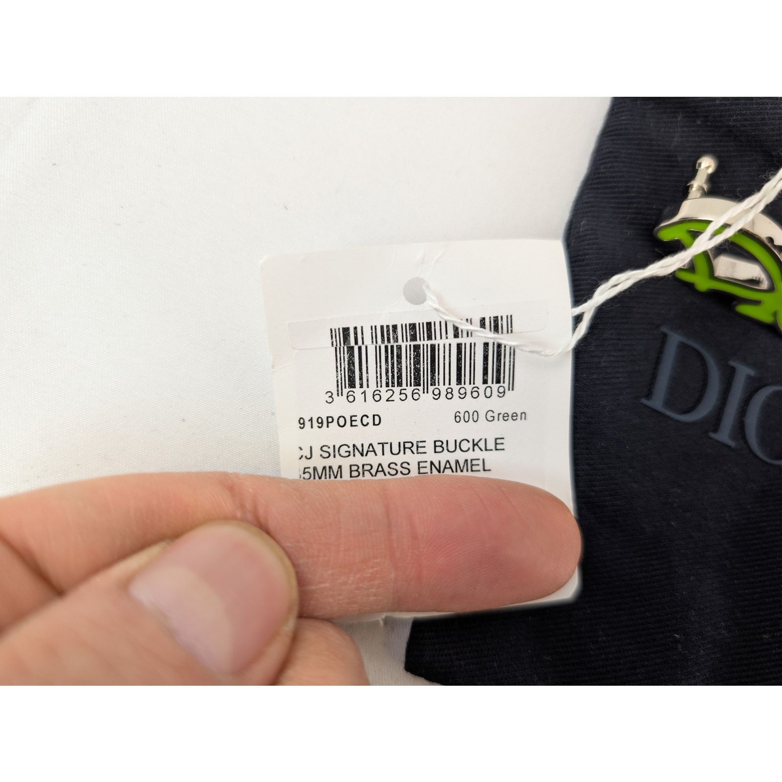 Dior o1rshd1 Size: OS / Jack 35MM Belt Buckle in Silver/Pistachio Size ONE SIZE - 8 Thumbnail