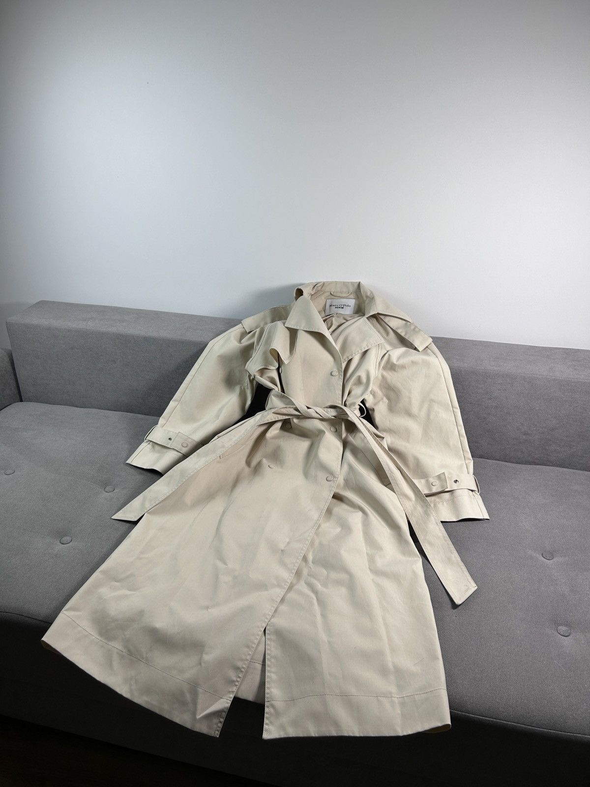 Japanese Brand × Marc O'Polo Marc O' Polo Women's Trench Coat Jacket Size S / US 4 / IT 40 - 1 Thumbnail
