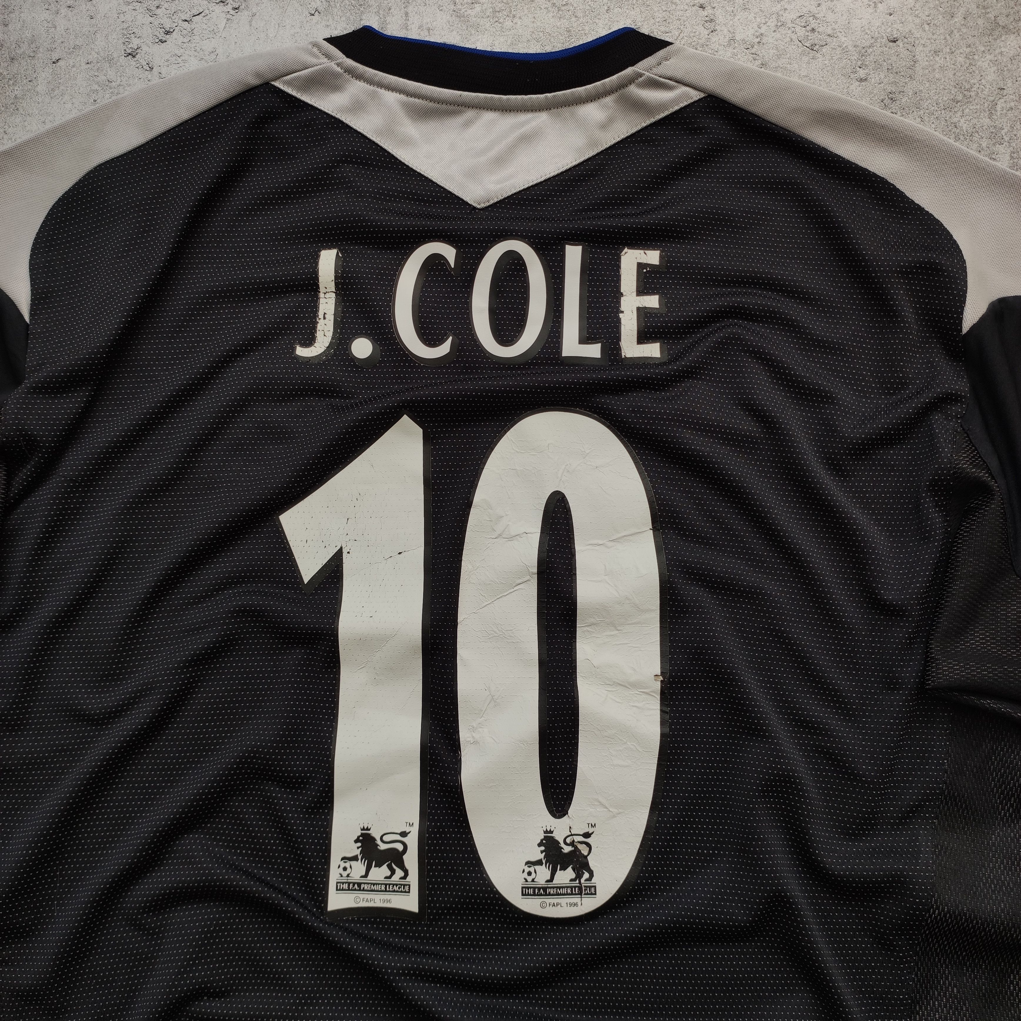 Vintage RARE #10 J.Cole Chelsea London Umbro 2004 Away Jersey Size US XL / EU 56 / 4 - 12 Thumbnail