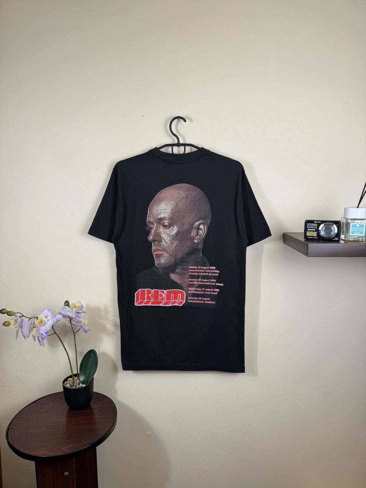 Vintage Vintage REM Band 2008 Accelerate T shirt Black Sz S Size US S / EU 44-46 / 1 - 3 Thumbnail