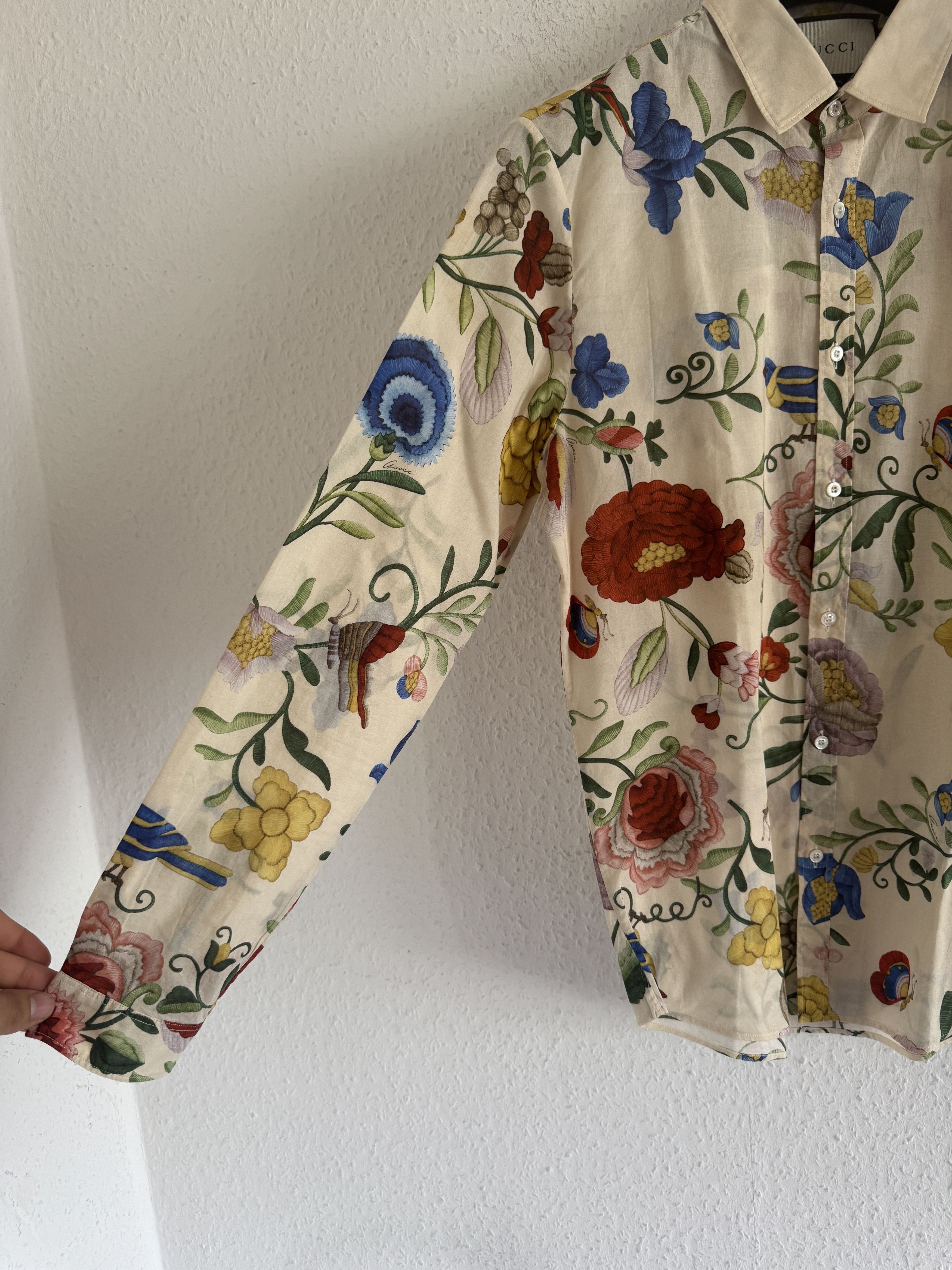 Gucci Duke Floral Button-Up Shirt Size US M / EU 48-50 / 2 - 6 Thumbnail