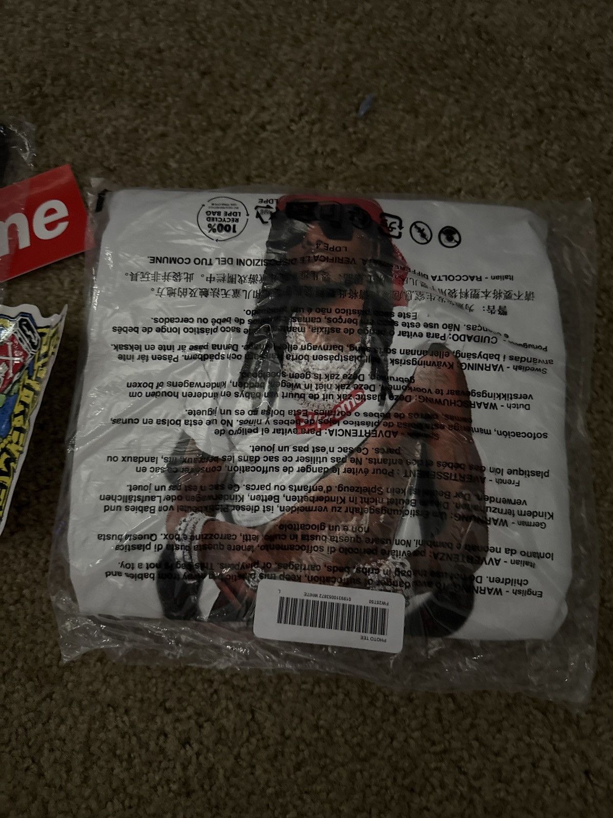 Supreme Supreme Playboi Carti Tee Size US L / EU 52-54 / 3 - 1 Thumbnail