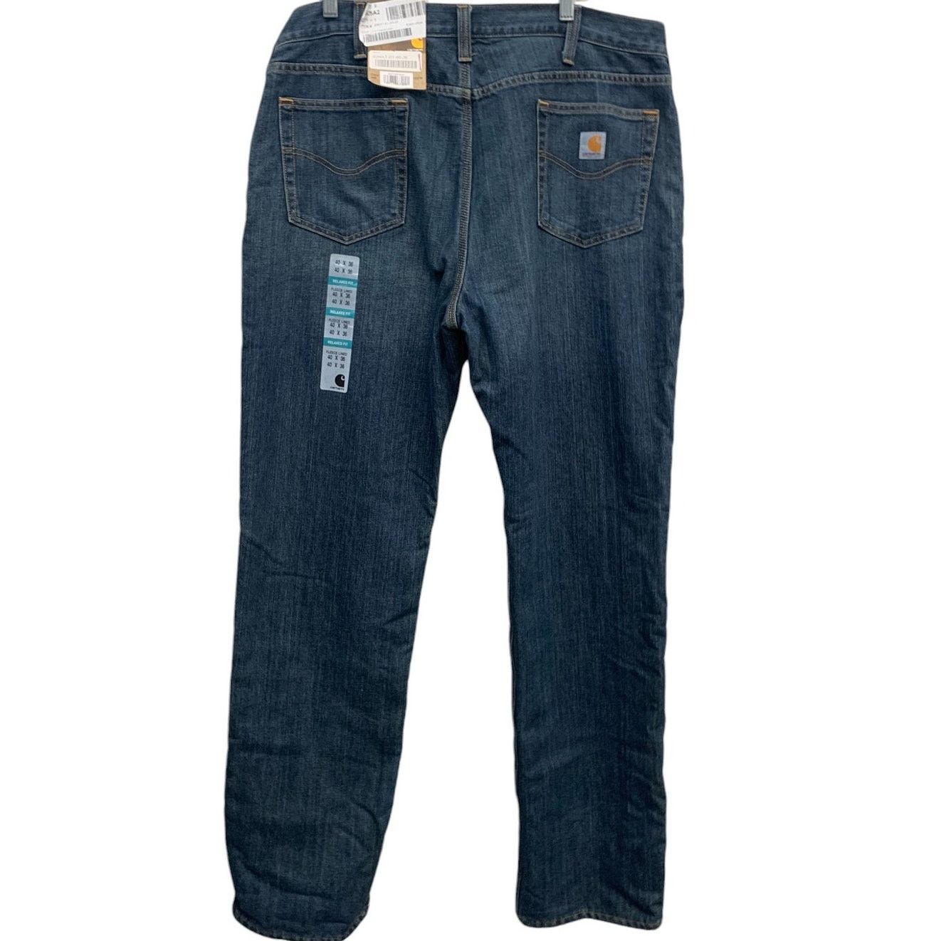 Carhartt NWT CARHARTT Relaxed Fit Flannel-Lined 5 pkt Jean SZ 40 x 36 Size US 40 / EU 56 - 3 Thumbnail