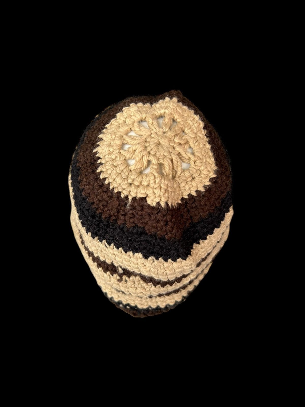 Japanese Brand × Kapital × Vintage Crochet Knitted handmade big Hats ☠️☠️ Size ONE SIZE - 4 Thumbnail