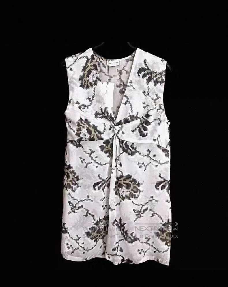 Dries Van Noten Dries Van Noten Color-blocked Midi Skirt Size 33" - 7 Thumbnail
