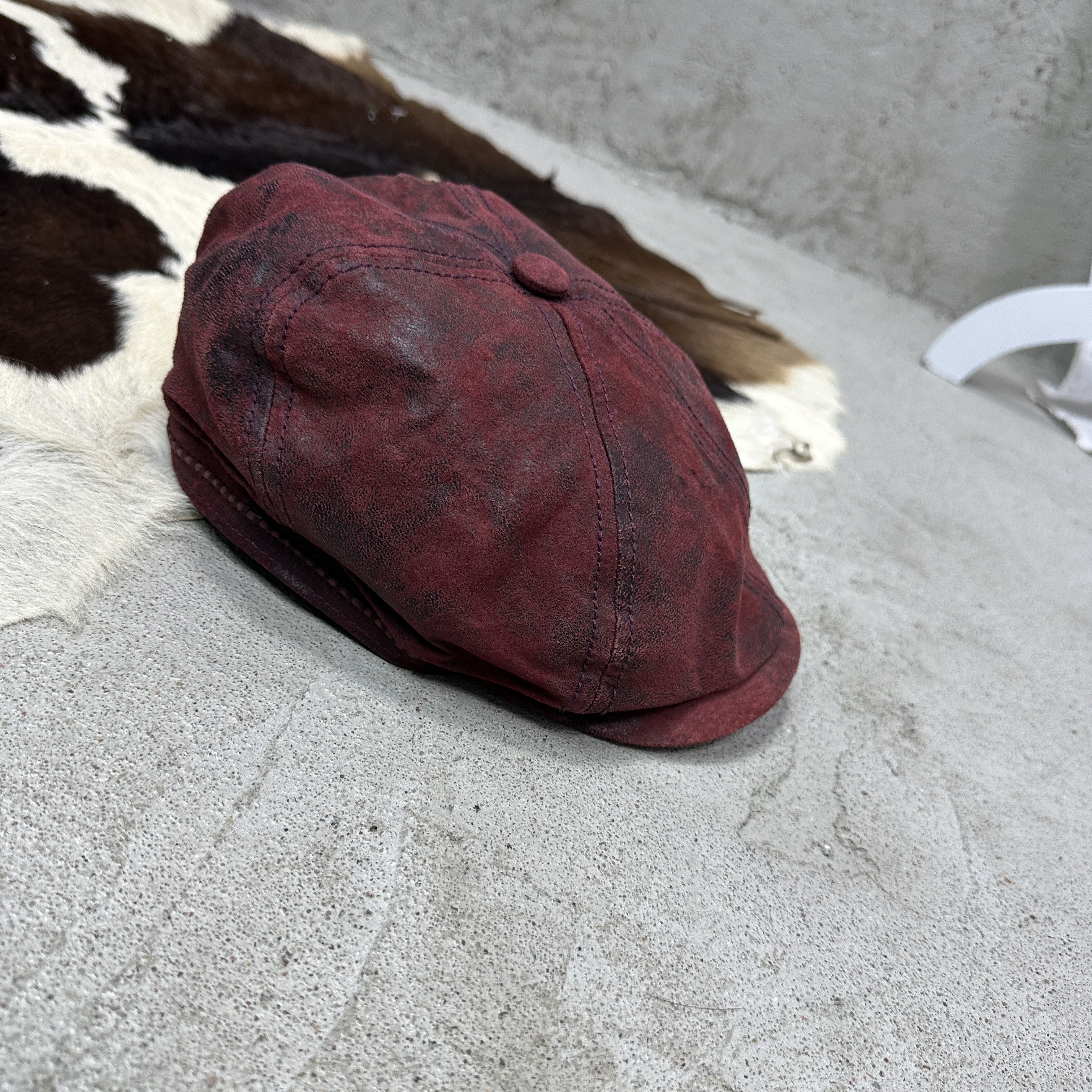 Stetson Vintage Streetwear Old School Stetson Flat Cap Y2K Size 36 - 5 Thumbnail