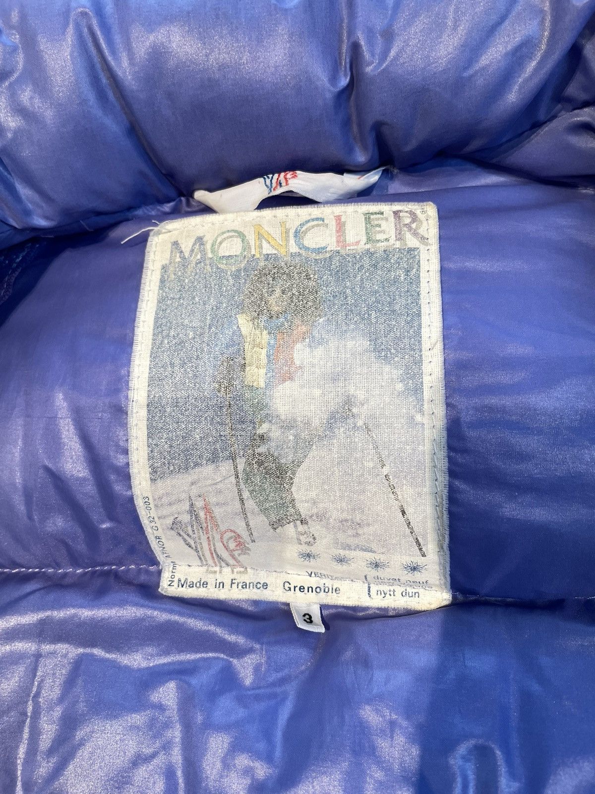 Moncler × Moncler Grenoble × Vintage 🩵 Moncler Grenoble Baby Blue Rare Puffer Jacket Vintage S.3 Size US L / EU 52-54 / 3 - 10 Thumbnail