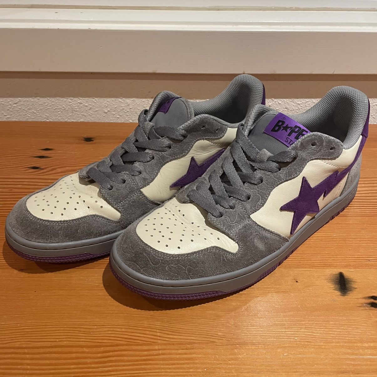 Bapesta Sneaker Royal Purple Size 11 A Bathing Ape Bape Dunk