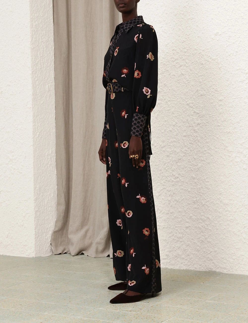 Zimmermann oc11z0825 Pussybow Shirt in Black Size S / US 4 / IT 40 - 3 Thumbnail