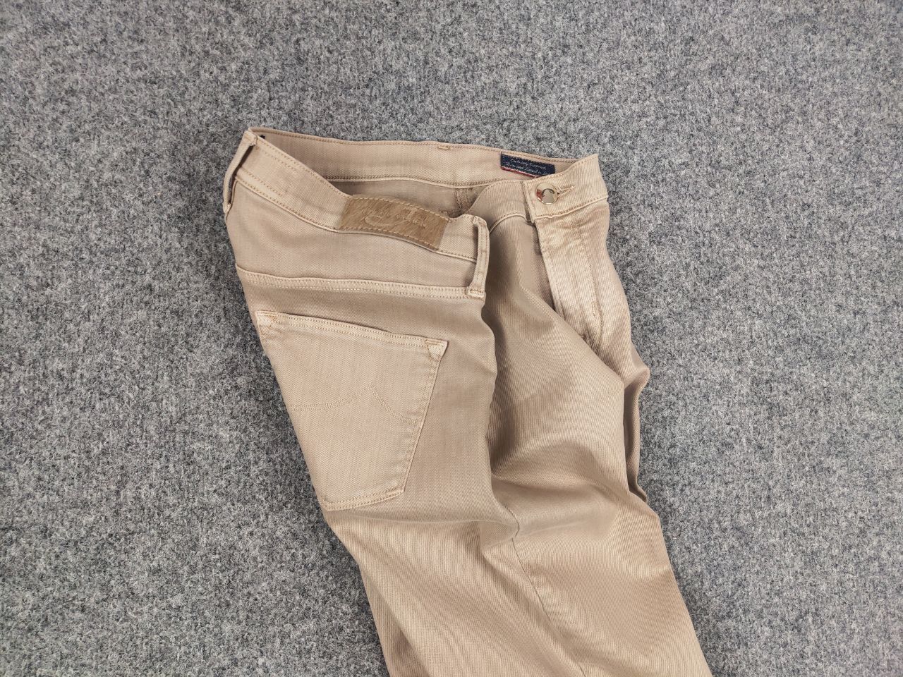 Jacob Cohen Jacob Cohen Italy Design kimberly Slim Fit beige denim Jeans Size 30" / US 8 / IT 44 - 9 Thumbnail