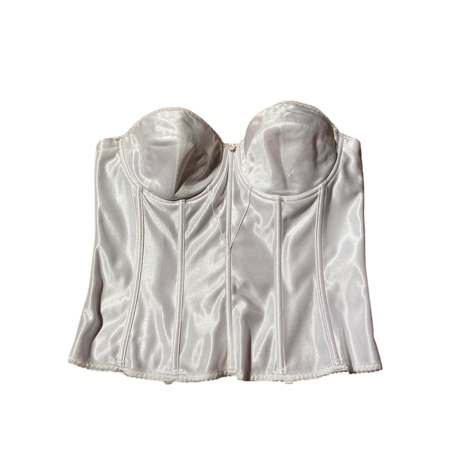 Other White satin strapless corset Size ONE SIZE - 1 Thumbnail