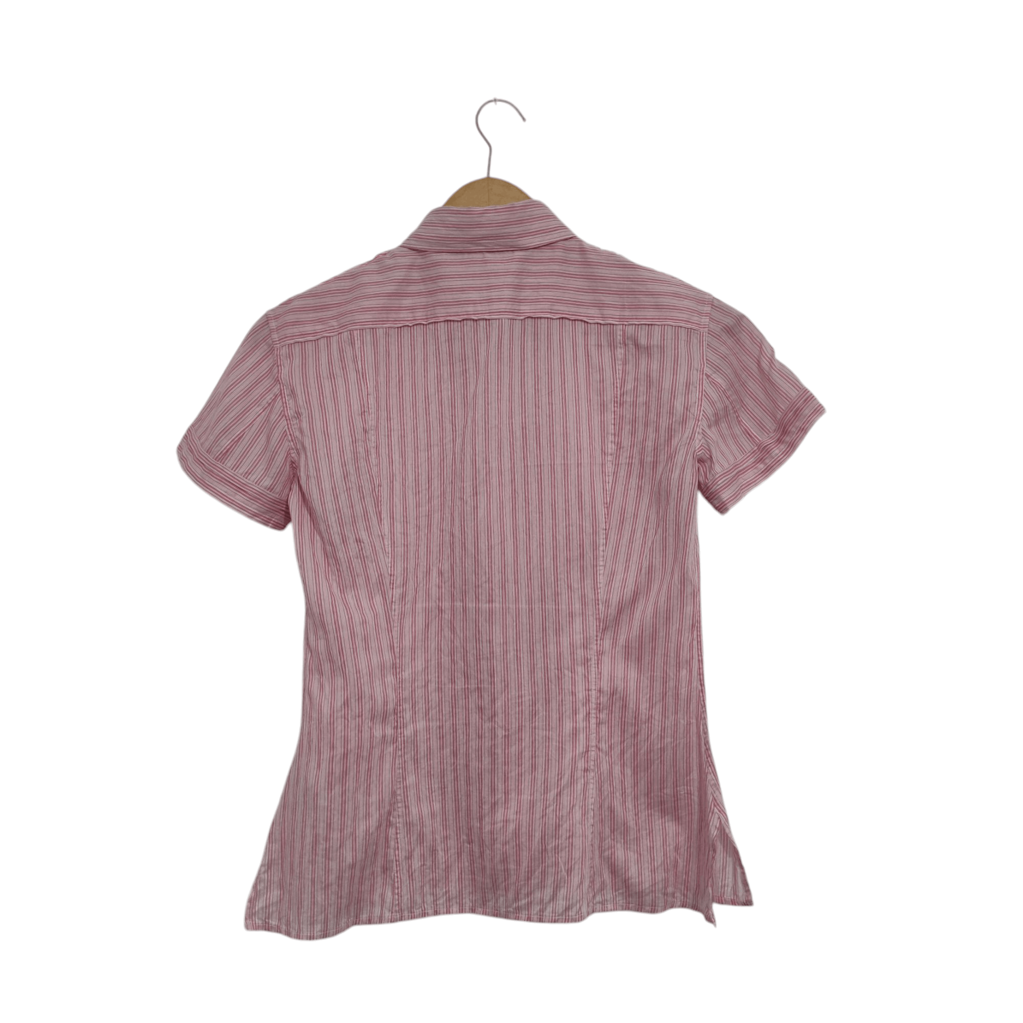 Jil Sander Stiped Pink Shirt Button Up Size S / US 4 / IT 40 - 2 Thumbnail