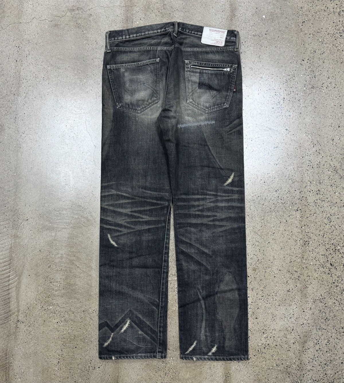 Neighborhood Neighborhood NBHD 06ex Savage Denim，Medium Straight size L Size US 34 / EU 50 - 12 Thumbnail