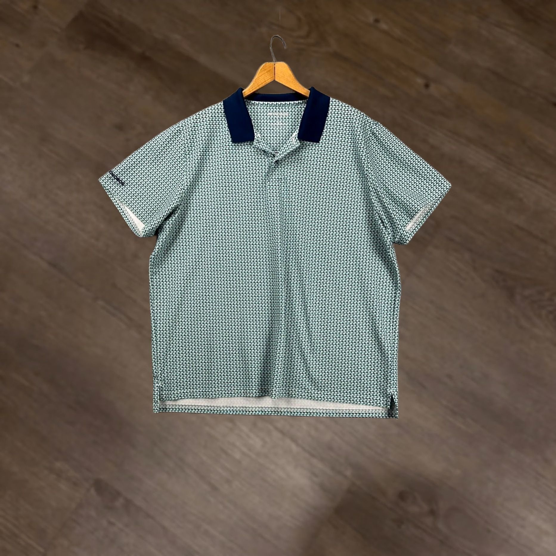 Bonobos VINTAGE Bonobos Golf Shirt Mens 2XL Green Shell Boat Print Polo Rugby Short Sleeve Casual Athletic Size US XXL / EU 58 / 5 - 1 Thumbnail