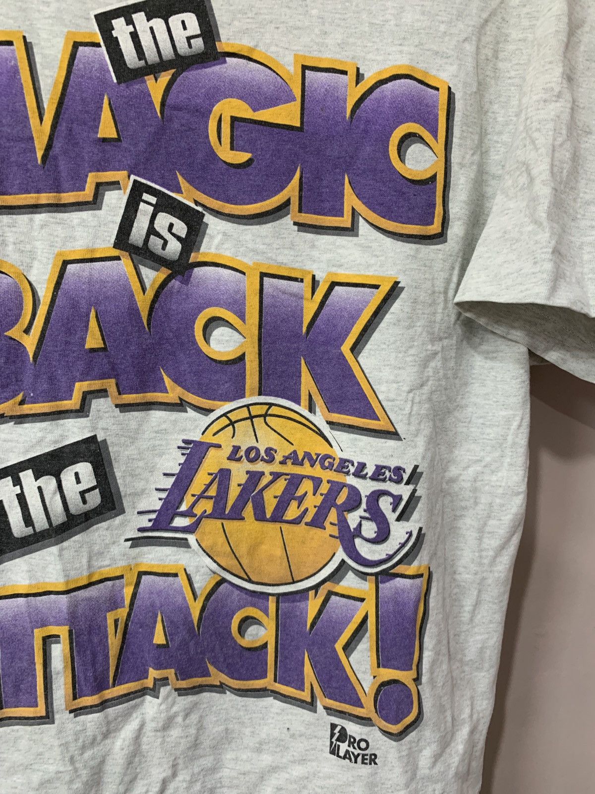 NBA Los Angeles Lakers Vintage T Shirt Pro Player Retro Size L Size US L / EU 52-54 / 3 - 6 Thumbnail