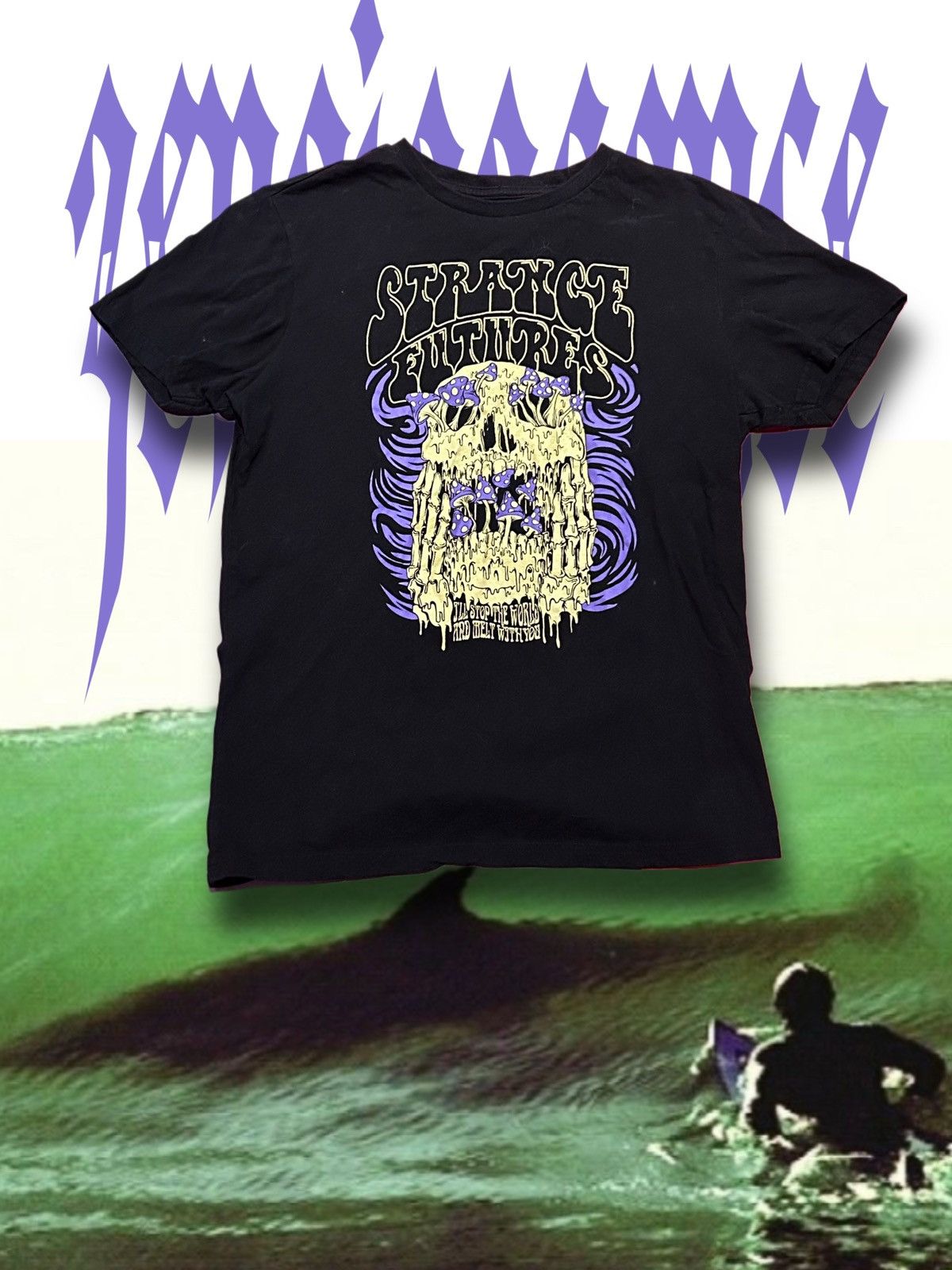 Japanese Brand × Other × Vintage STRANGE FUTURES “I’ll stop the world and melt with you” Size US S / EU 44-46 / 1 - 1 Thumbnail