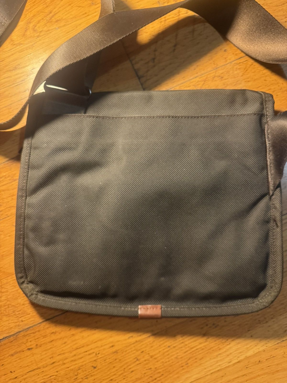 Tumi TUMI Brown Ballistic Nylon Messenger Bag Size 32 - 3 Thumbnail
